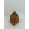 Gietijzeren zittende vrouw, 12x14x16cm, 2,5kg