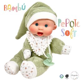 PEPOTE SOFT BAMBOO DISPLAY DOLL 8 UNITS