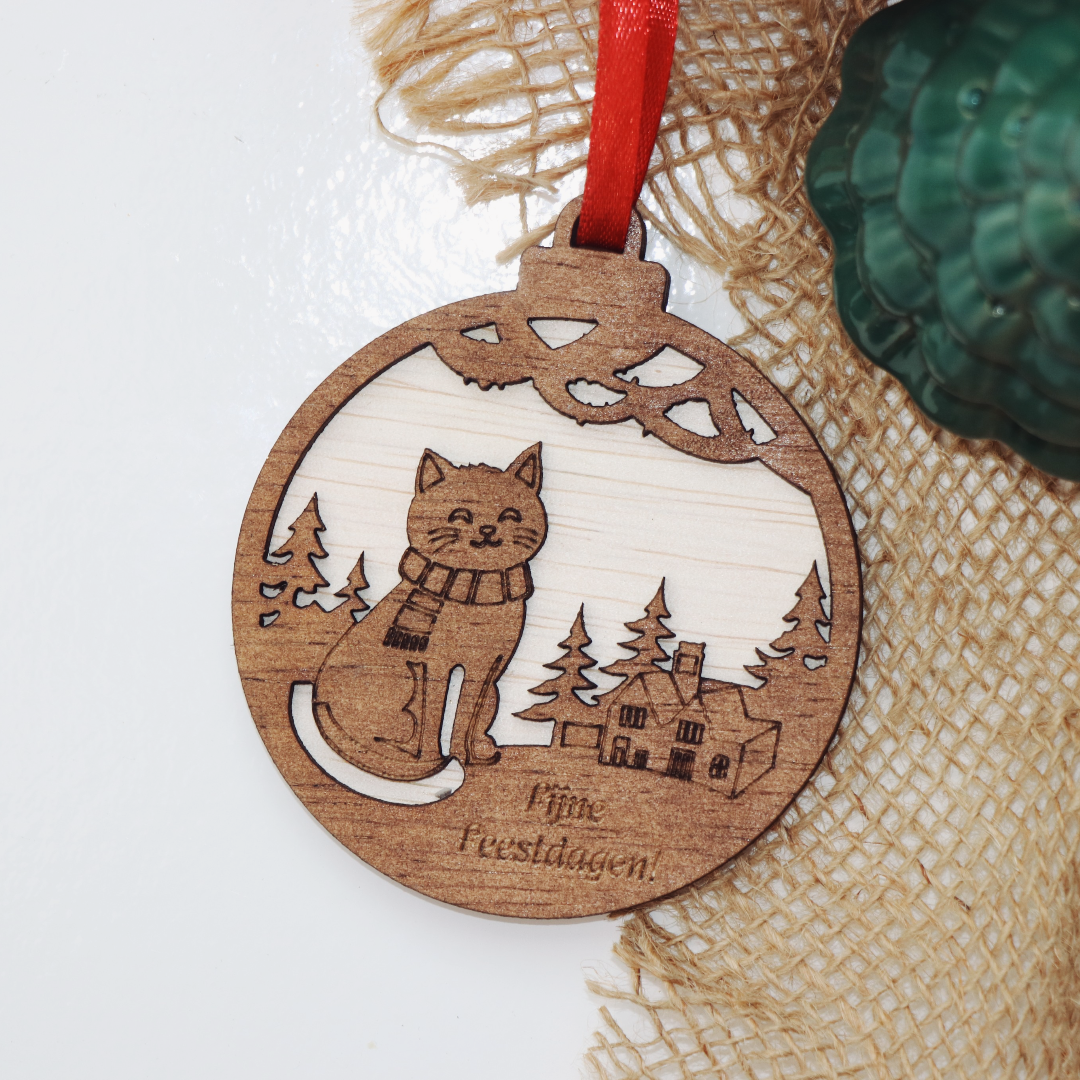 Weihnachtsanhänger / Weihnachtsschmuck Stil 3 – 6er-Set