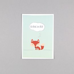 Postkarte Fuchs Hajo