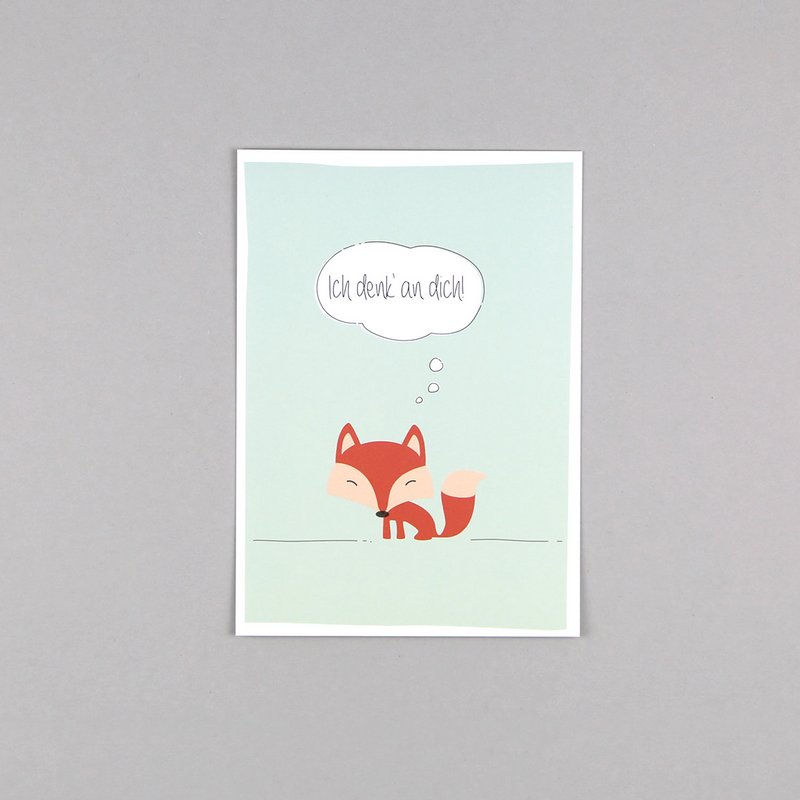Postkarte Fuchs Hajo