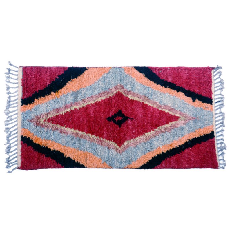 Tapis Moelleux Berbère Cornell Rouge