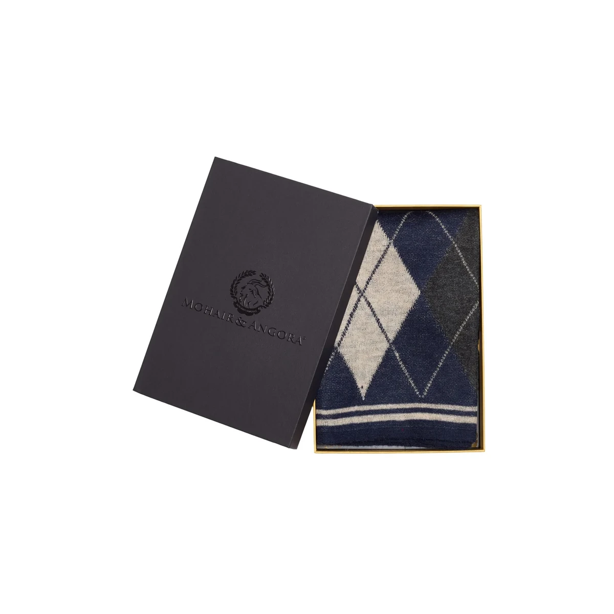 Mohair Troia Foulard (Navy)
