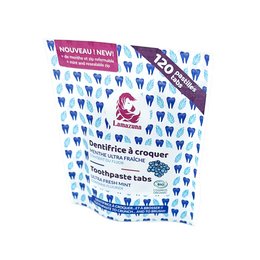 Kaubare Zahnpasta – Ultra frische Minze – COSMOS Organic