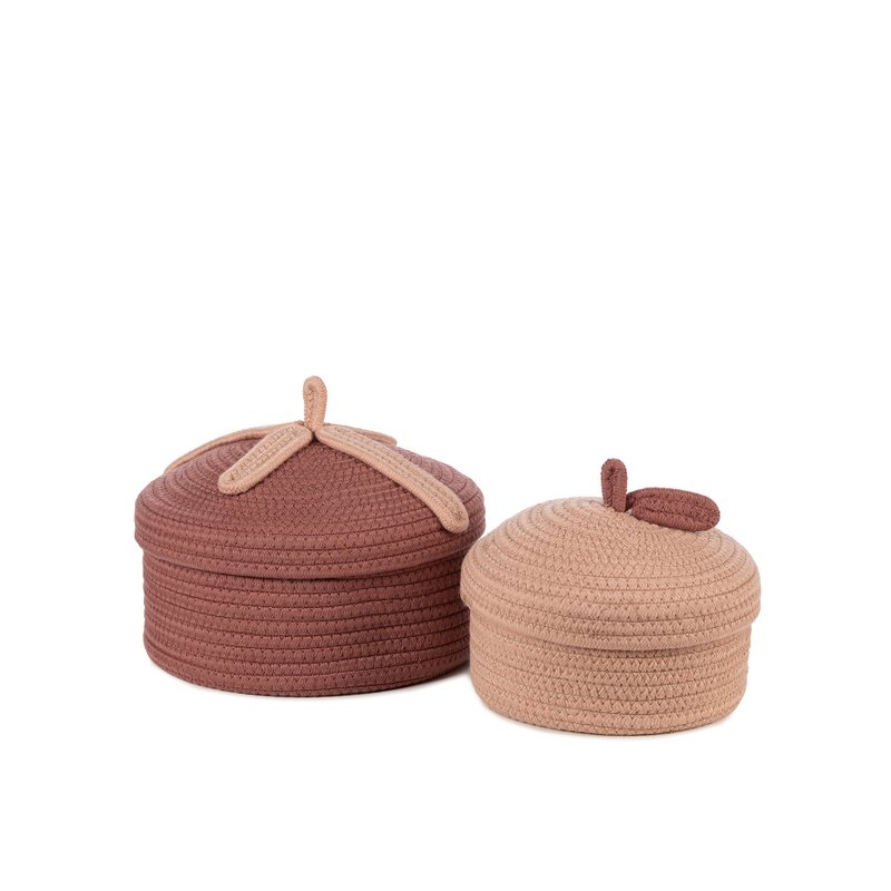 Bowie, pink baskets