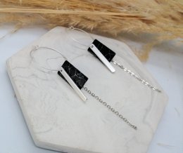 Earrings - Minimalism - Marble 2