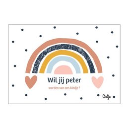 Postkaart | “meter worden” regenboog