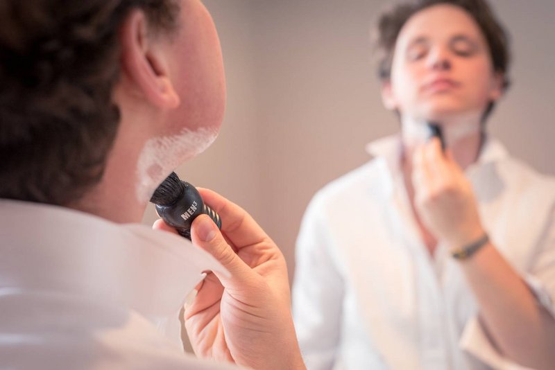 MÆND³ BARBERINGSBØRSTE