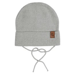 Kids' Knit Baby Beanie with Strings Merino & Cashmere