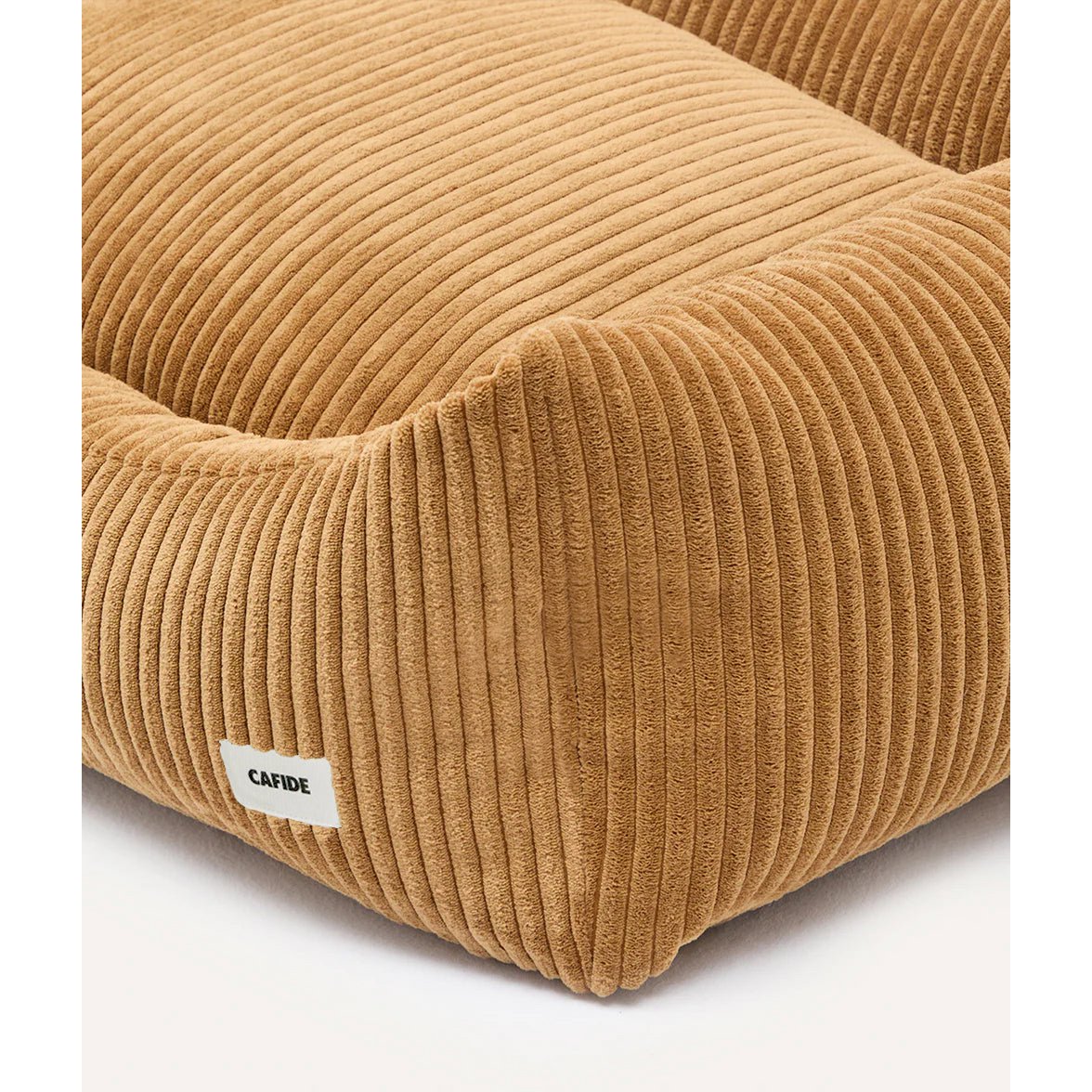 Mustard Corduroy Dog Bed, Snozy