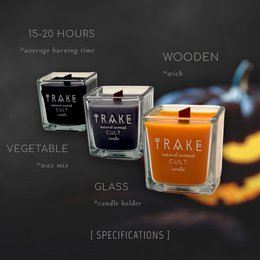 SET OF 3 DIFFERENT CANDLE SCENTS (LIMITED HALLOWEEN EDITION)