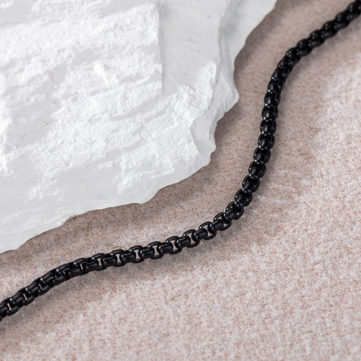 Black Stainless Steel Chain anklet