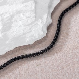 Black Stainless Steel Chain anklet