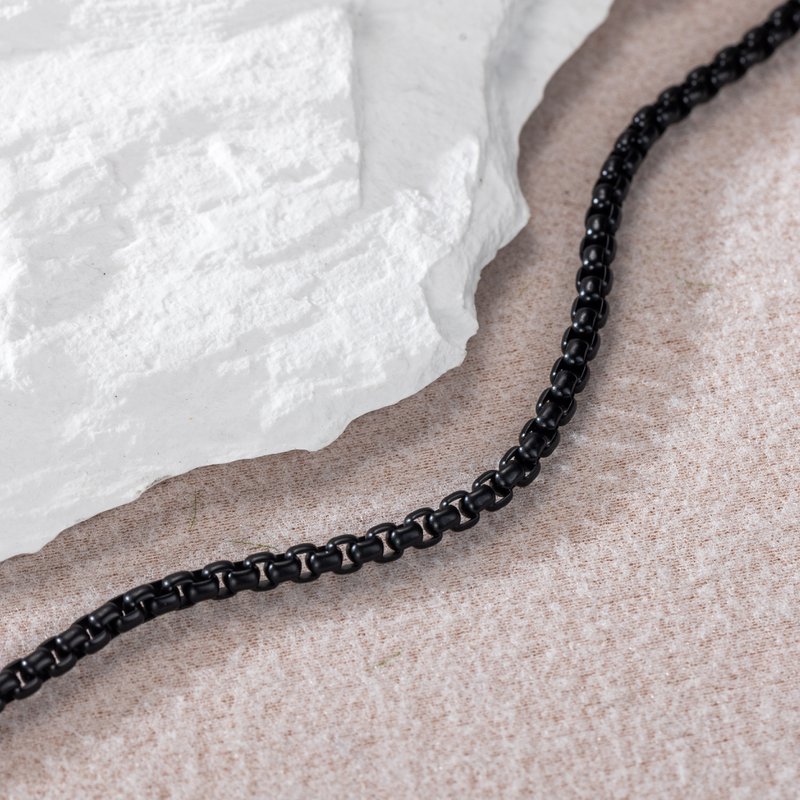 Black Stainless Steel Chain anklet
