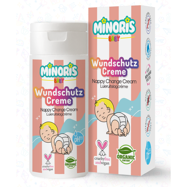MINORIS BABY NAPPY RASH CREAM 55G
