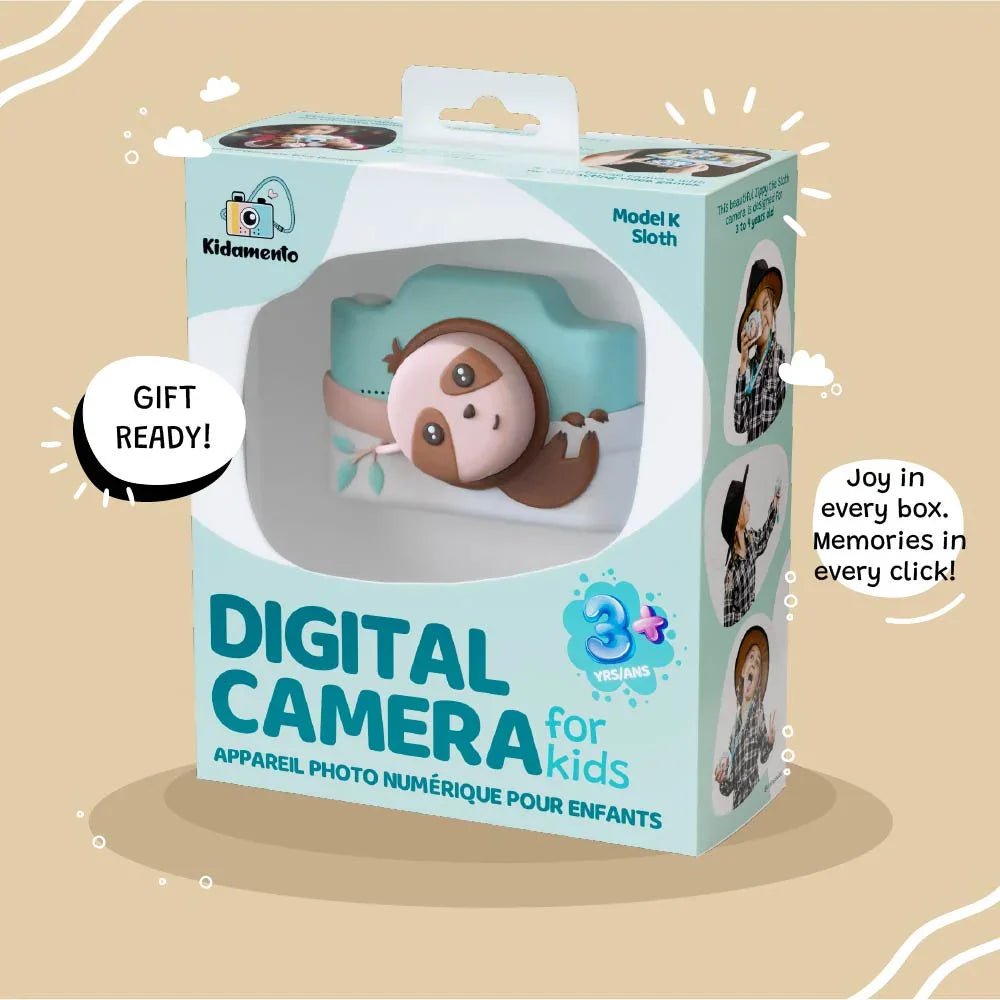 Luiaard digitale camera
