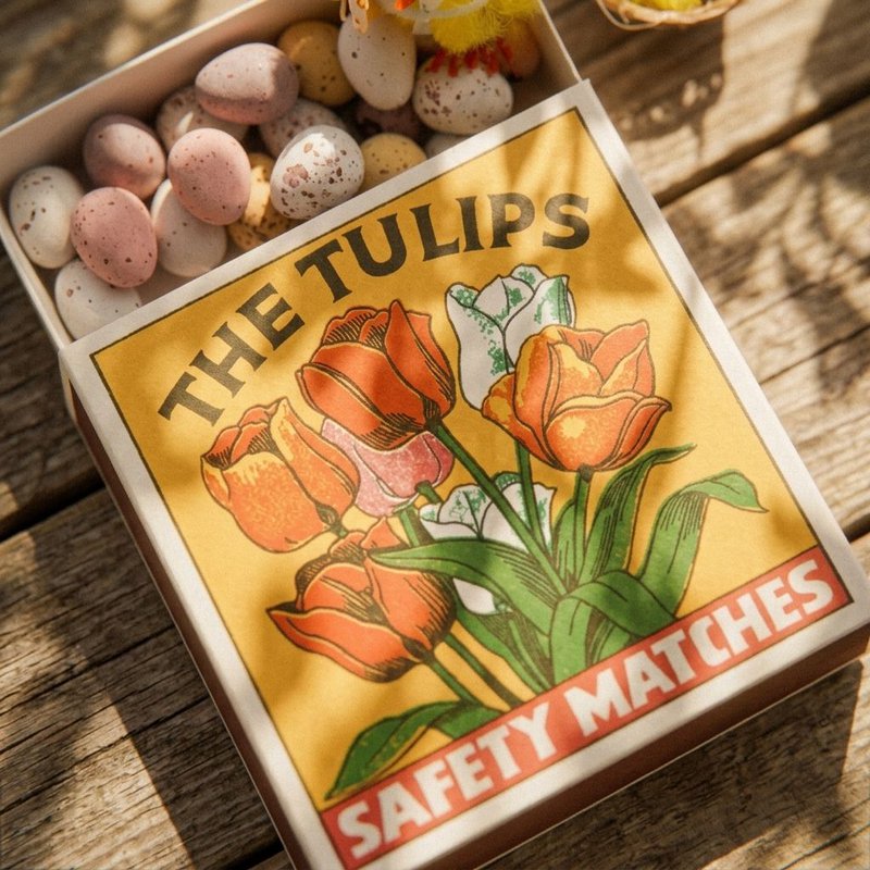 Luxury Matchbox Tulips