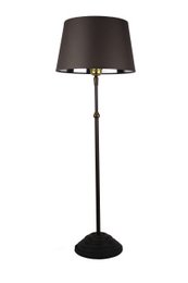 Lampenkap stof donkergrijs/binnenkant zilveren kap 25/20/15 cm
