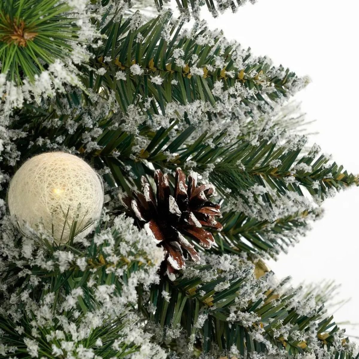 Sapin de Noël artificiel Kaprun Blanc chaud