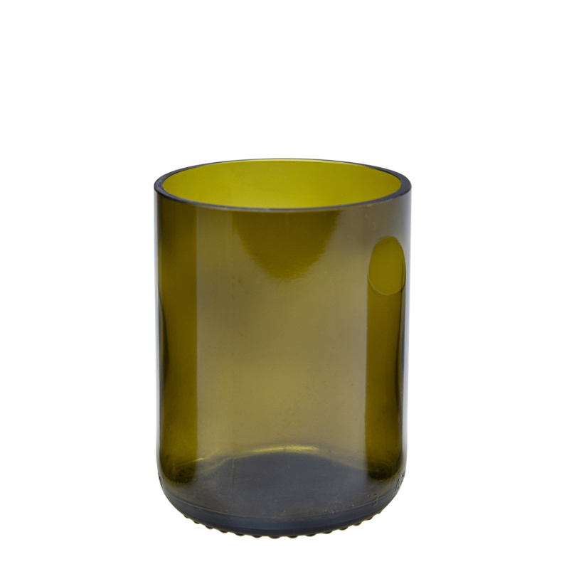 Verre Upcycle 300 ml fabriqué à partir d'une bouteille
