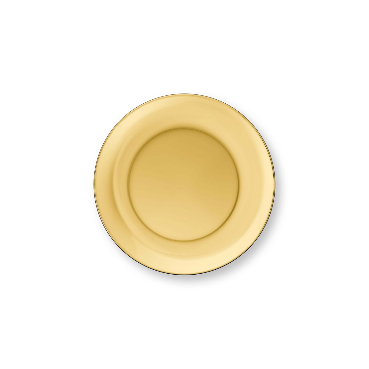 Set/4 Plates Gold 12cm