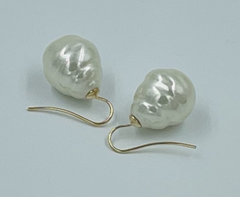 Pendientes de perlas barrocas