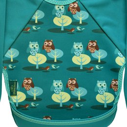 Neoprene bib with raglan sleeves owls