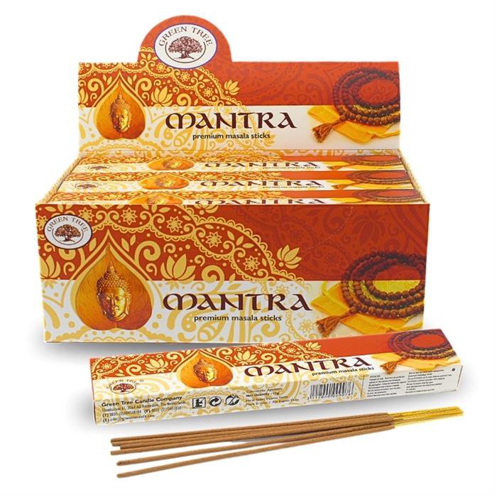 Green Tree Mantra Hand Rolled Natural Incense Sticks