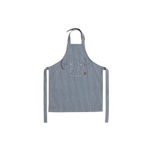 Gestreifte Denim-Elefantenschürze