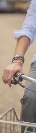 Armband Baja Menjalin roestvrij staal