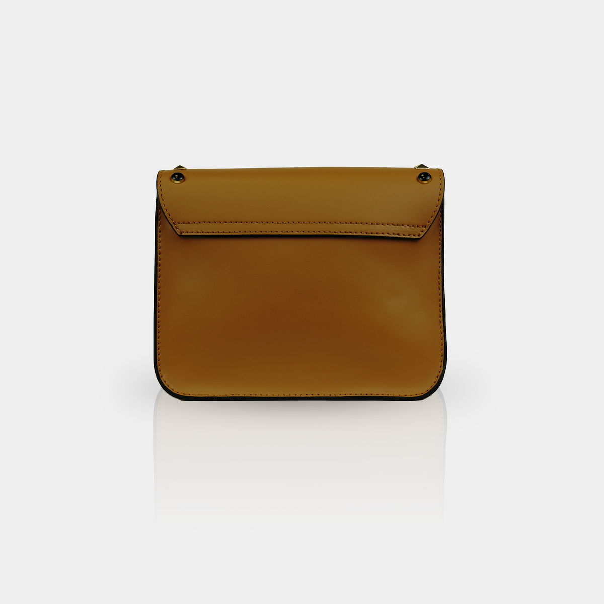 Bolso bandolera de piel '' SANTORINI '' , Marrón