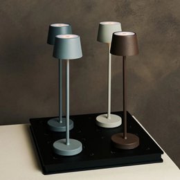 Vondel Mini Shadow Grå Trådløs Lampe