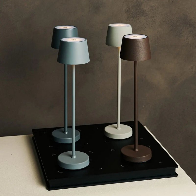 Vondel Mini Shadow Grå Trådløs Lampe