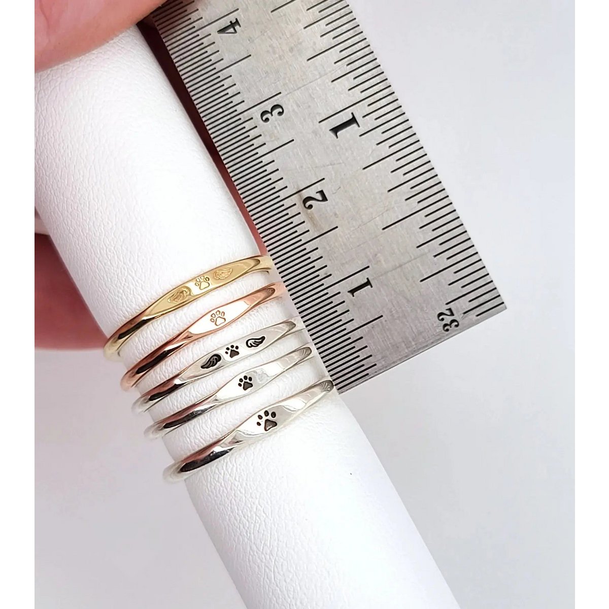 Tiny Name Ring - Minimalistyczny pierścionek - delikatny pierścionek