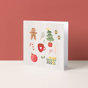 Grußkarte | Weihnachtskarte Weihnachtsatmosphäre