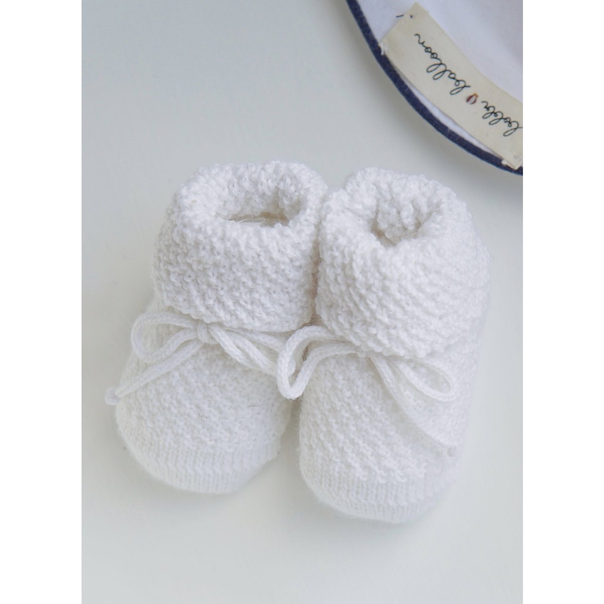 Newborn støvletter - cremet hvid