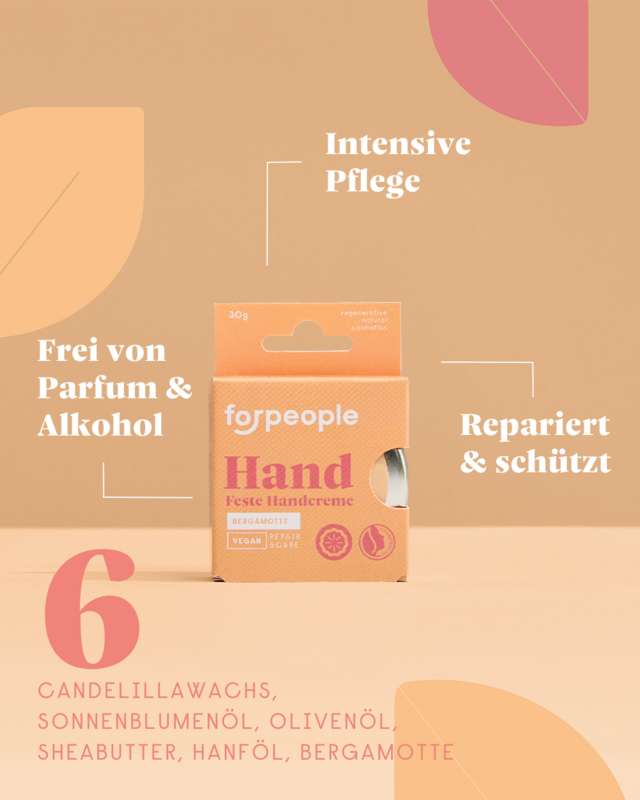 Fixed hand cream - bergamot