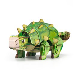 Mieredu - Construction et son de puzzles 3D - Ankylosaure