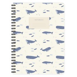 Notesblok Ocean mønster A5