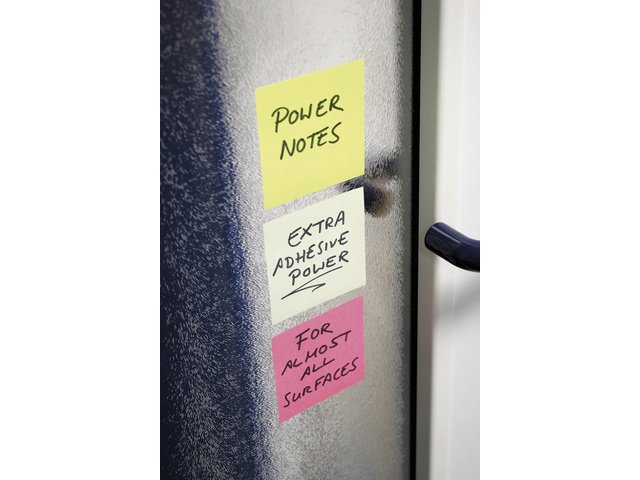 PowerNotes Info Notes 75x75mm ass. lyse farveblok på 450 ark