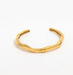 Wolk - Gouden manchetarmband