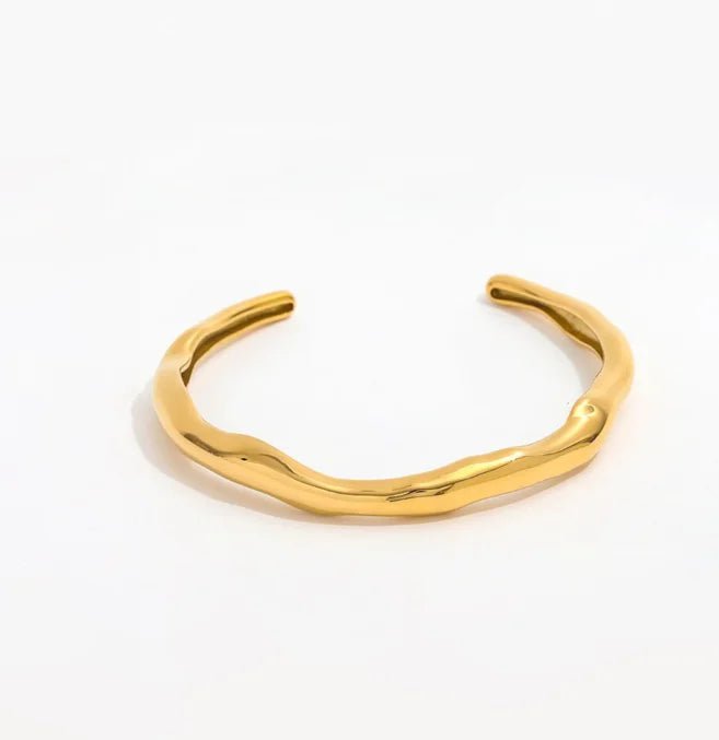 Wolk - Gouden manchetarmband