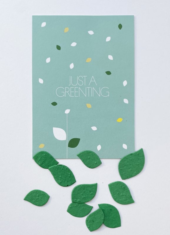 Send and Grow postcard - Just a greenting