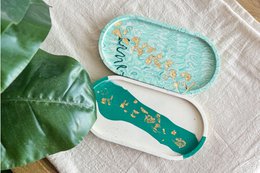 DIY-Paket Gießharzschale Grün