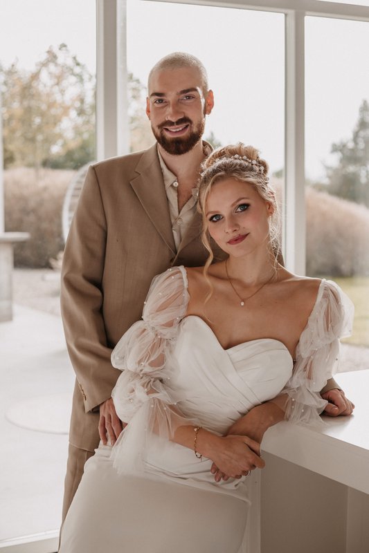 Bransoletka serc - złoto