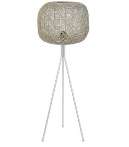 LAMPARA PIE METAL 41X41X109 BLANCO LA199561