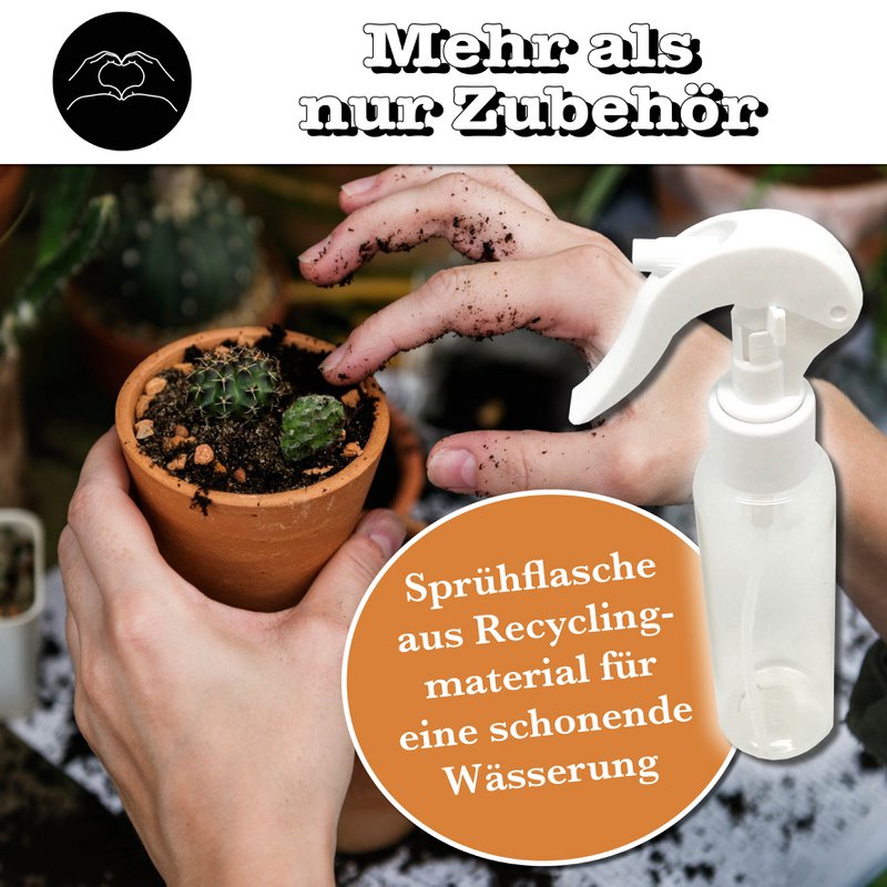 growbro| Set per la coltivazione di cactus con flacone spray | IL REGALO DI CACTUS per donne e uomini %23 regalo di semi %23 regalo di semi per gli ospiti %23 cactus