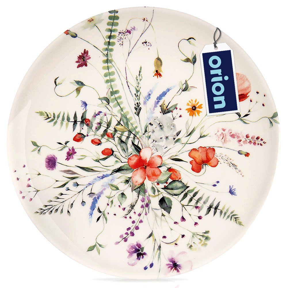 Dessertplaat porselein Poppy 20,5 cm