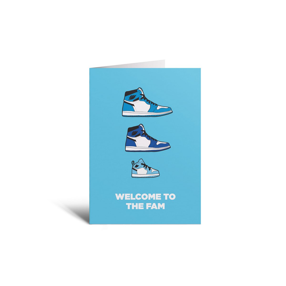 Welcome To The Fam (Blue) Card