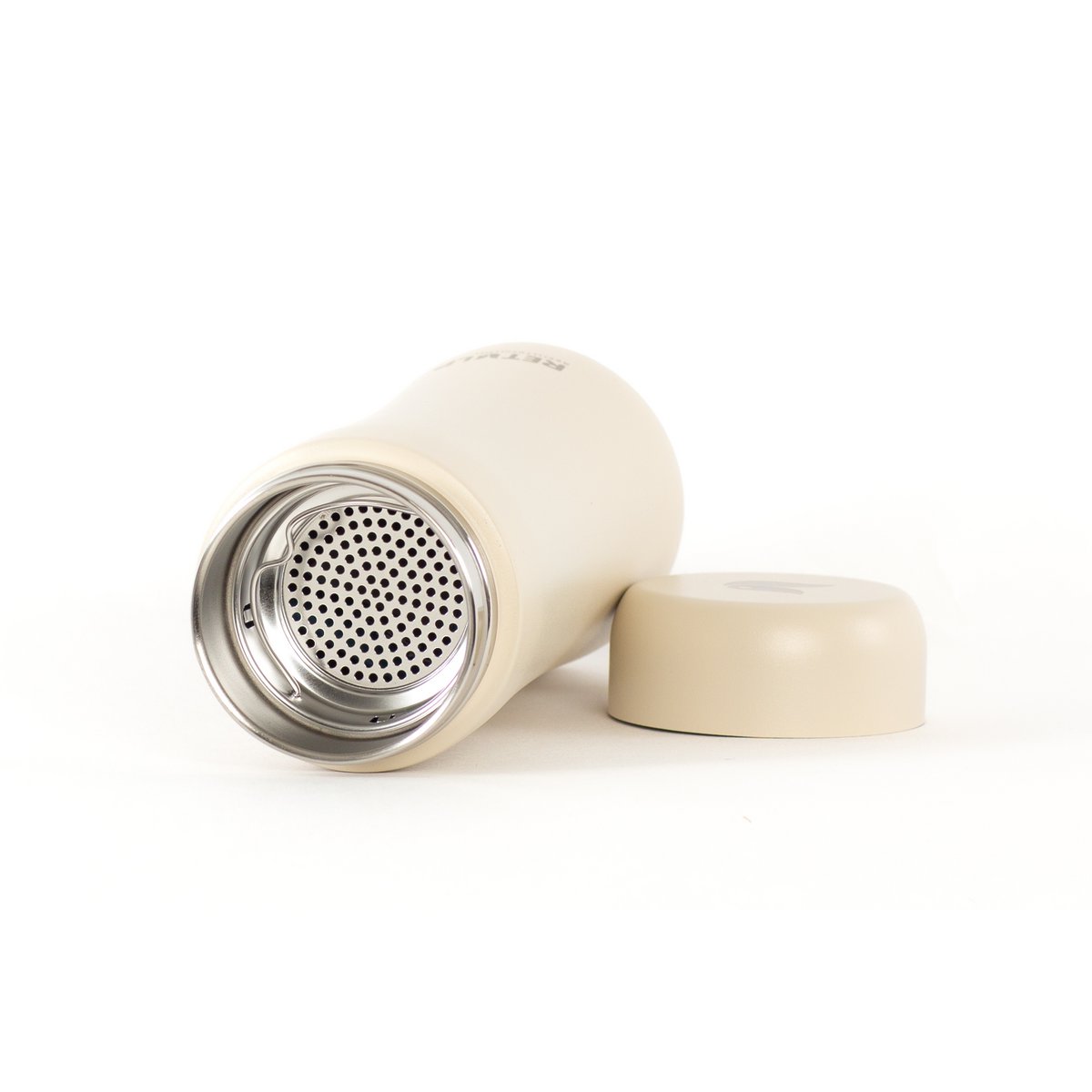 Kubek izolowany z podwójnymi ściankami Tumbler Beżowy 300 ml